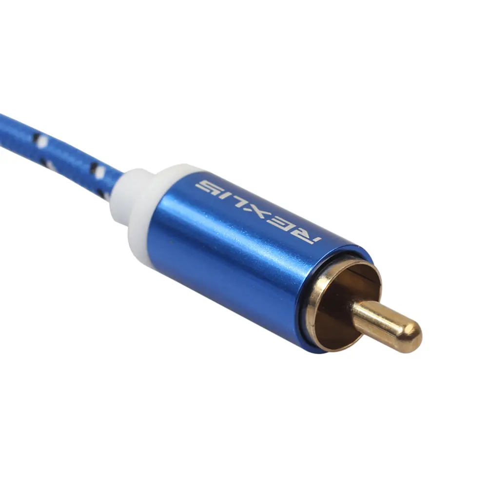 3.5mm Male to 2 RCA Male Aux Audio Cable Wire for Amplifier Phone Edifer