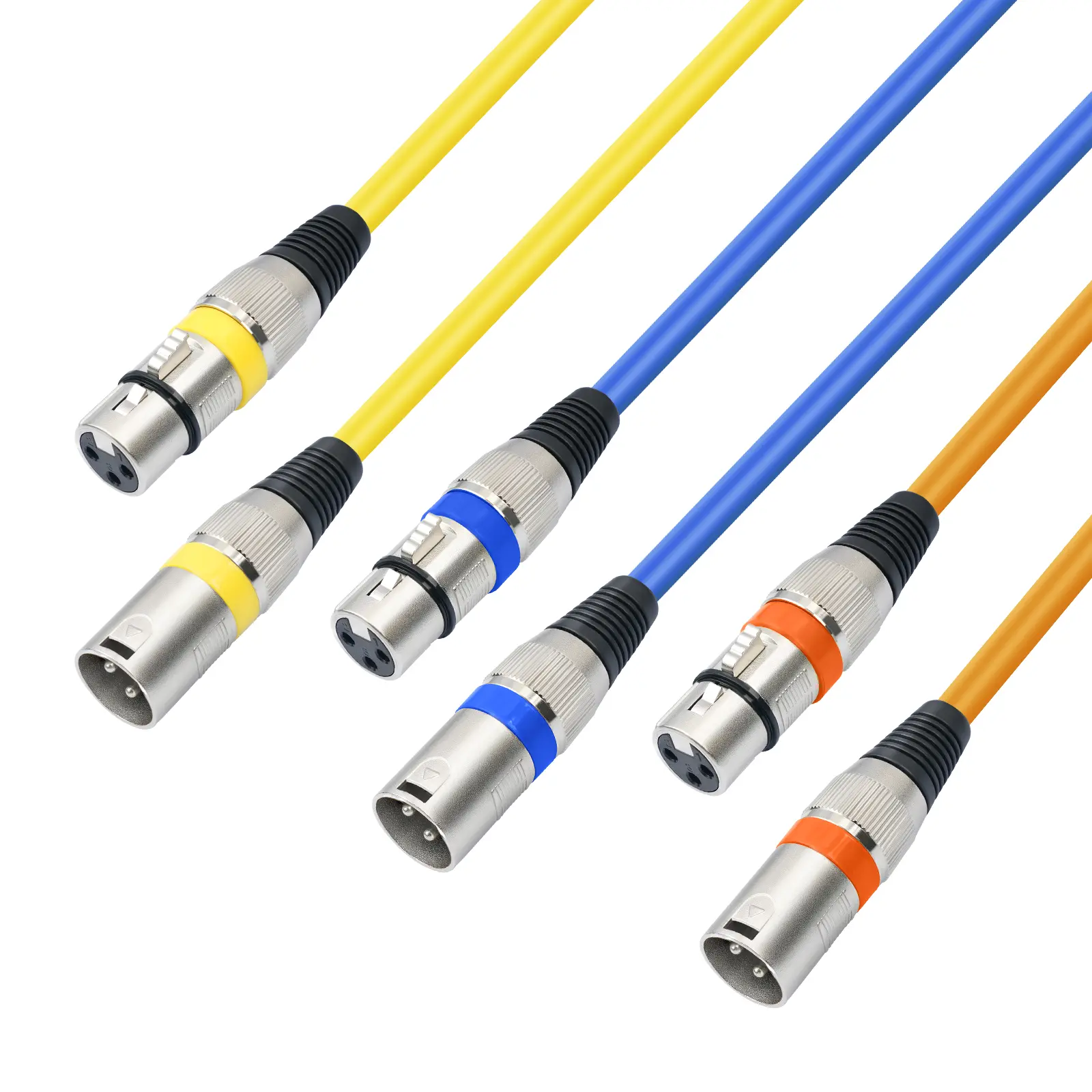 6/10Pcs XLR Male To Female Mic Cable 3 Pins Balanced XLR Microphone Cable for Audio Mixer Speaker Systems Radio Station