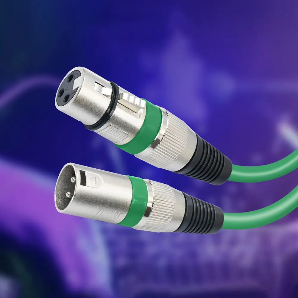 6/10Pcs XLR Male To Female Mic Cable 3 Pins Balanced XLR Microphone Cable for Audio Mixer Speaker Systems Radio Station