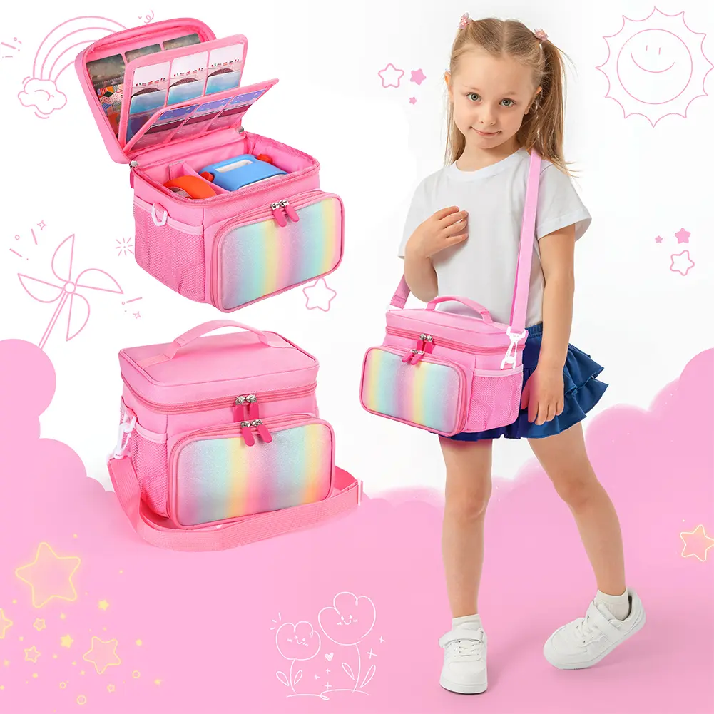 Carrying Case for Yoto Player (3rd Generation) Organizer Bag Card Holder Hold Up To 30 Cards Protective Case with Shoulder Strap