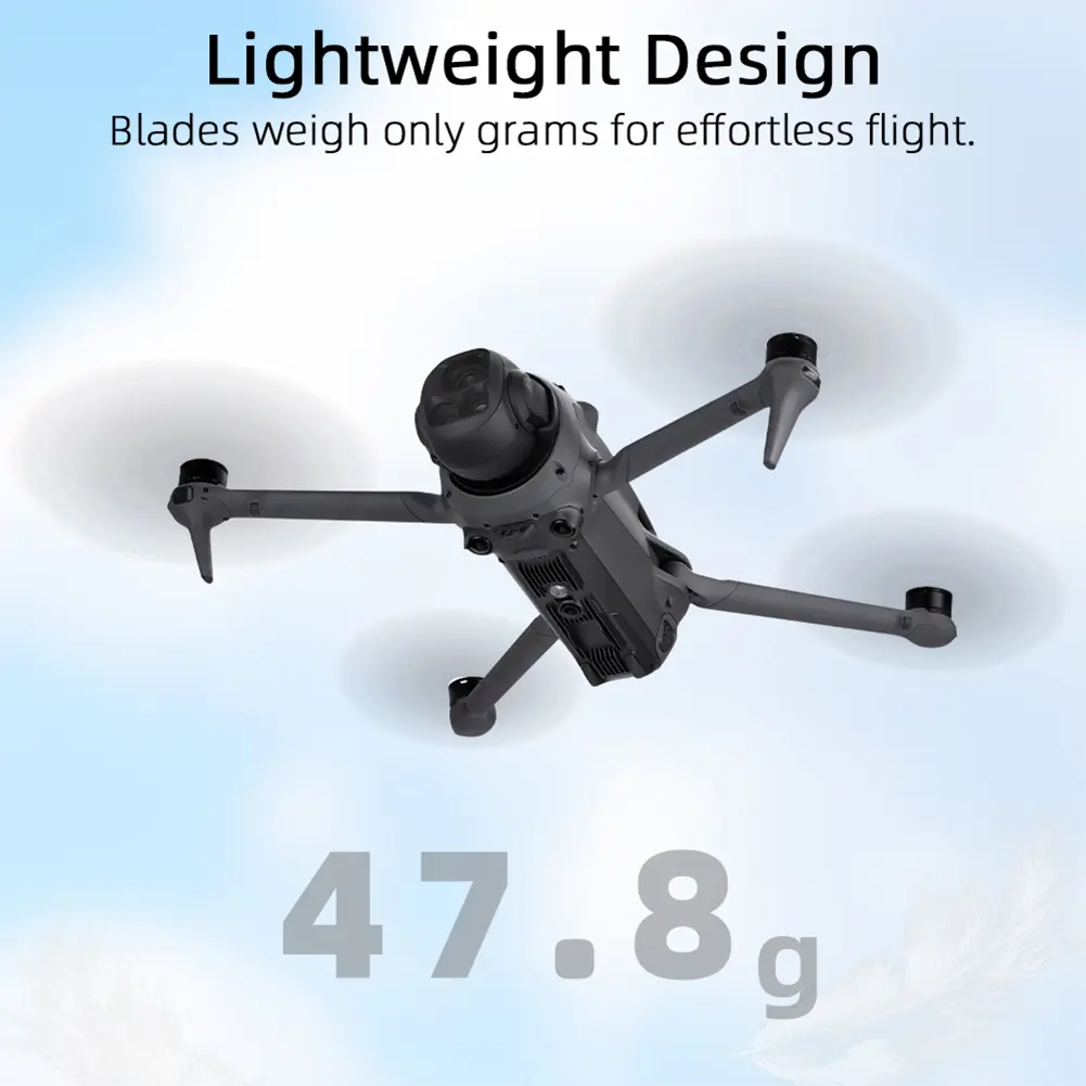 For DJI Mavic 4 Pro Lightweight PC Propellers Easy Install High-Strength Propellers High Toughness Drone Replacement Supplies