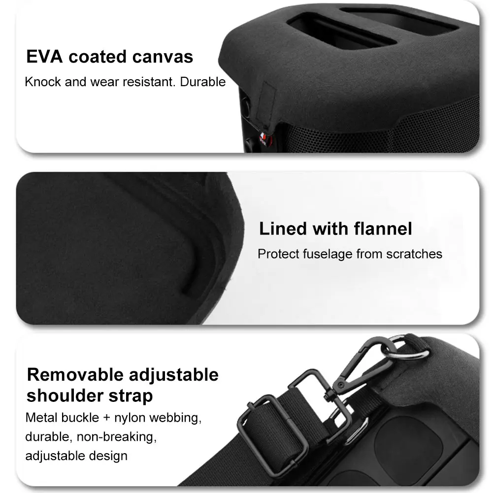 Carrying Case with Shoulder Strap Protective Cover Speaker Case Dustproof Cover for Bose S1 PRO+ Portable BT Speaker