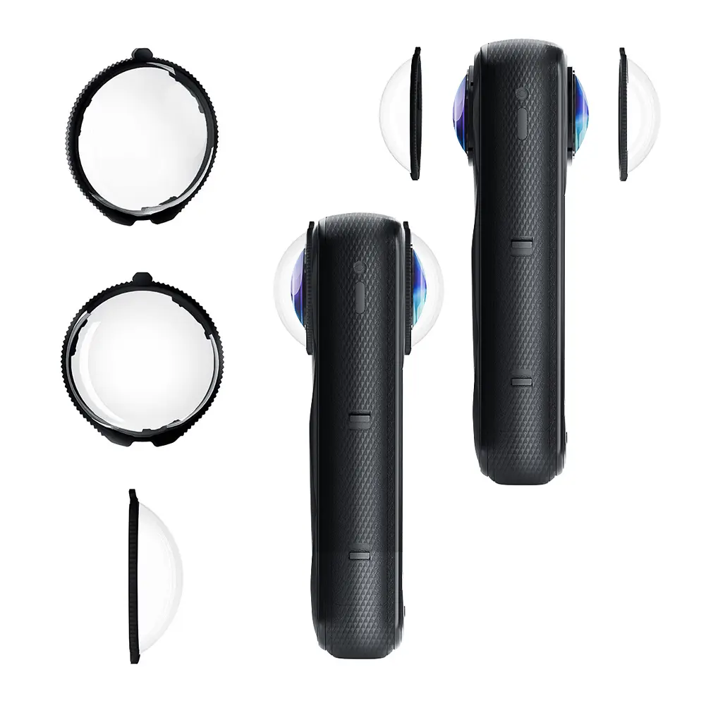 Lens Guards Anti-Scratch Rotating Lens Protector Cap Lightweight Optical Glass Lens Cover for Insta 360 X5 Camera Accessories