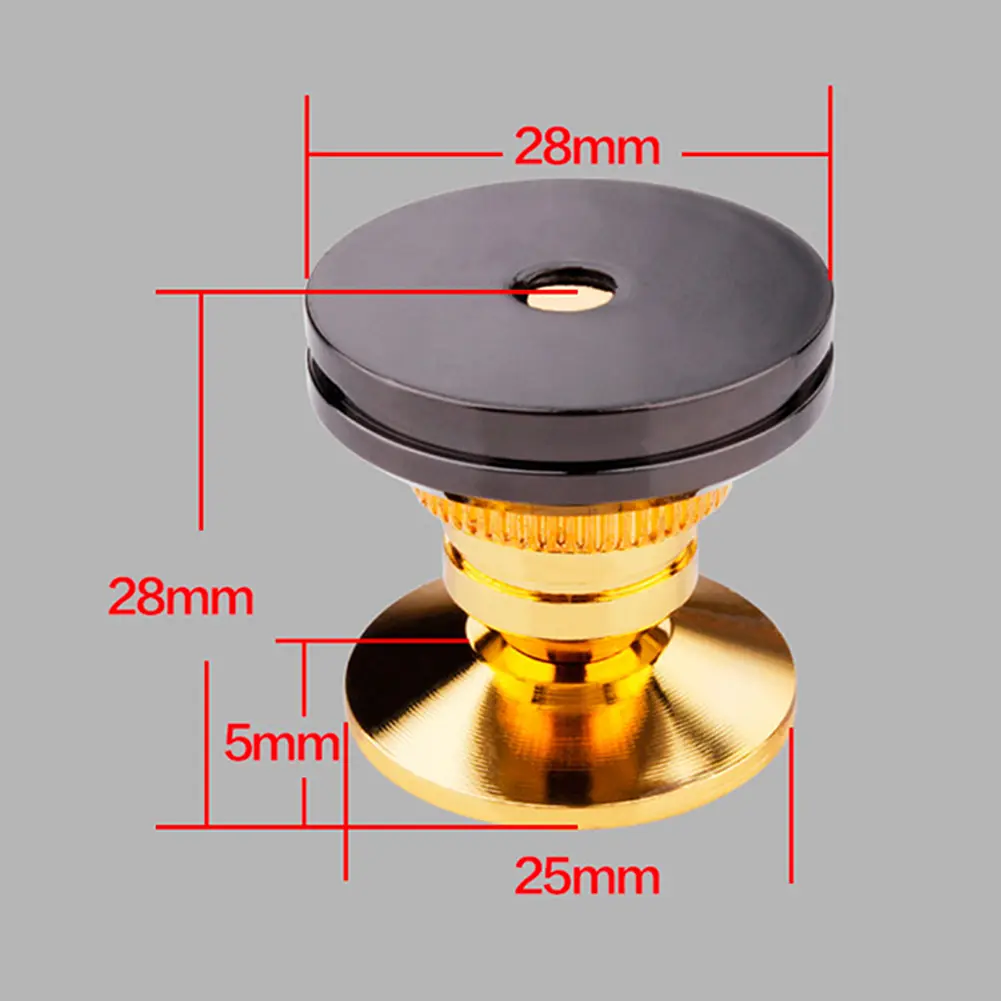 4pcs Speaker Spikes Stand Subwoofer Amplifier Isolation Base Pads for Turntable