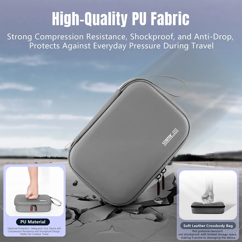 Carrying Case for DJI Osmo Mobile 7/7 Pro Shockproof Protective Handbag Handheld Gimbal Portable Bag Handheld Gimbal Accessory