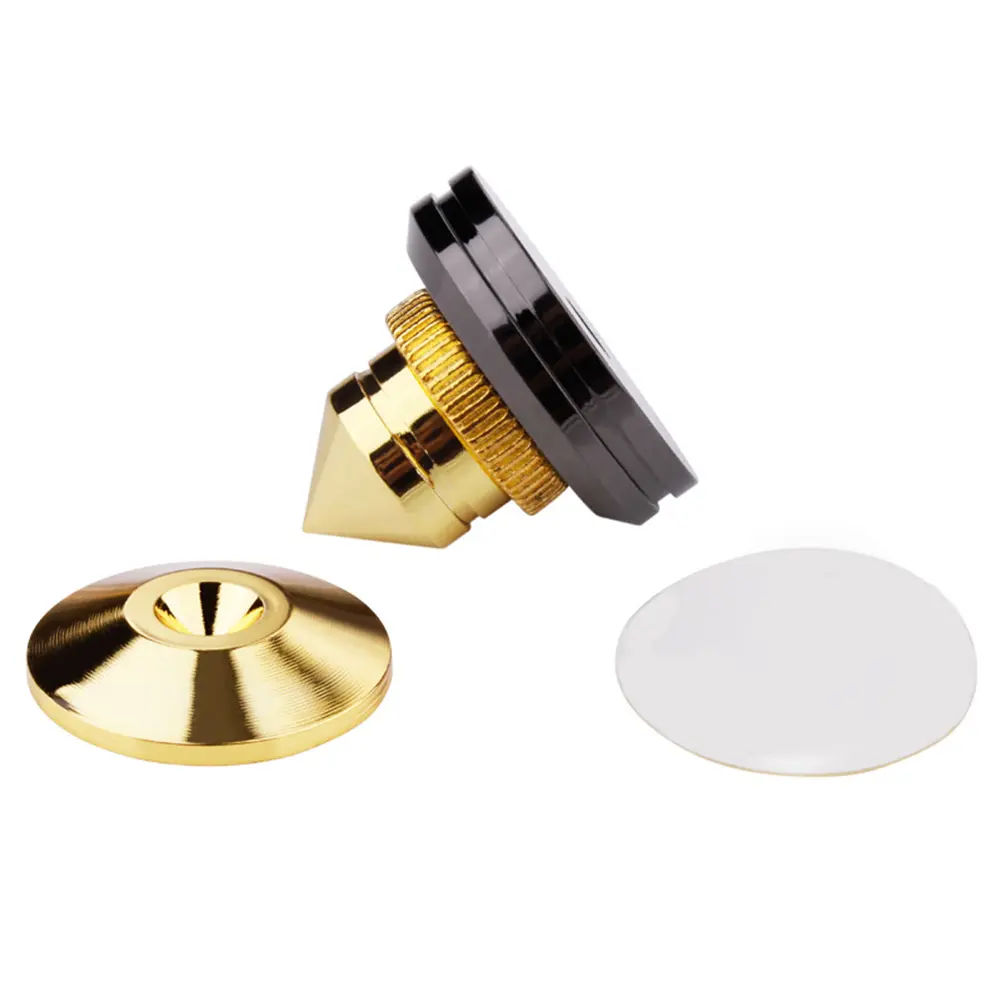 4pcs Speaker Spikes Stand Subwoofer Amplifier Isolation Base Pads for Turntable