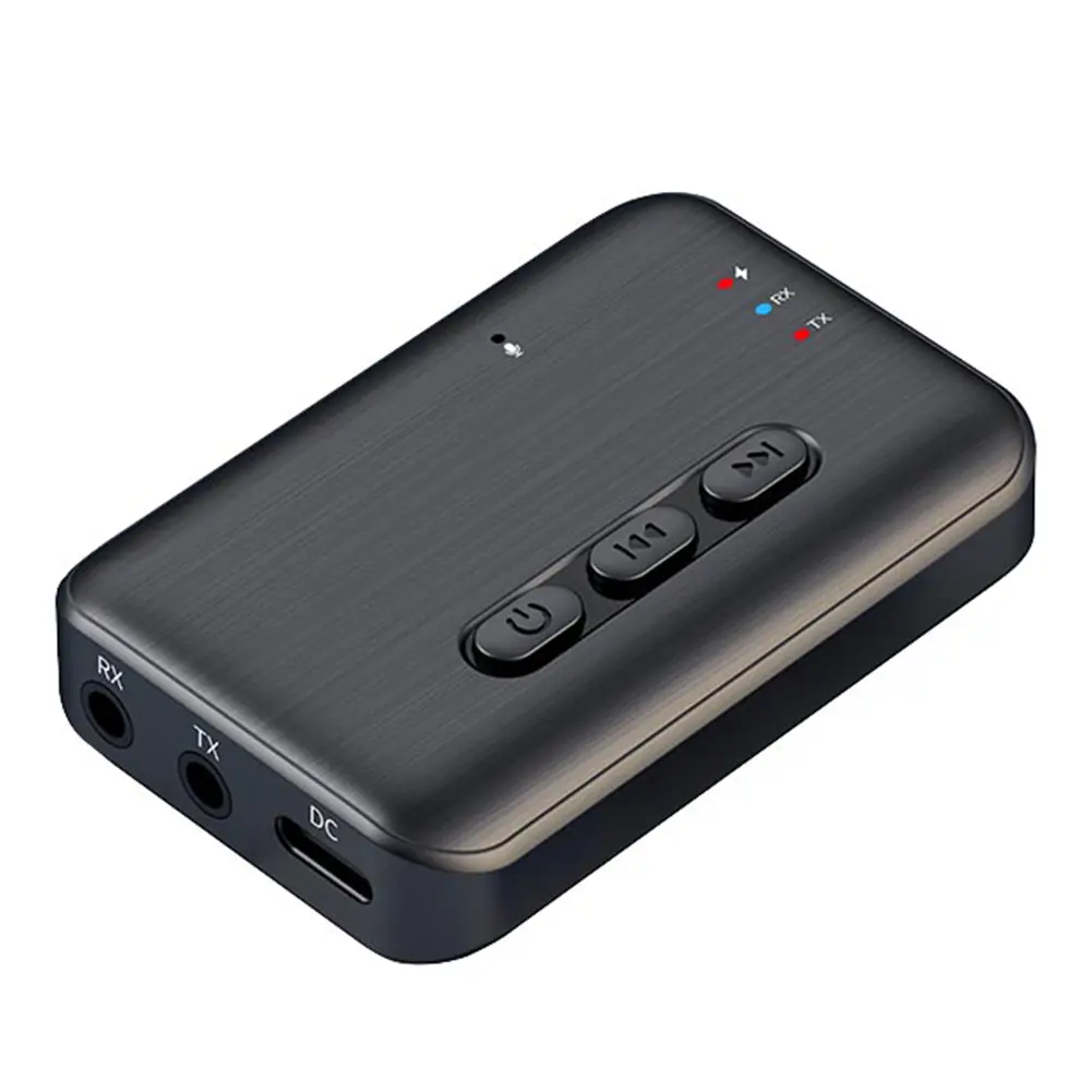 BT 5.3 Adapter Audio Transmitter Receiver 3.5mm AUX Wireless Audio Adapter Audio Receiver for Home Speakers Wired Headphones