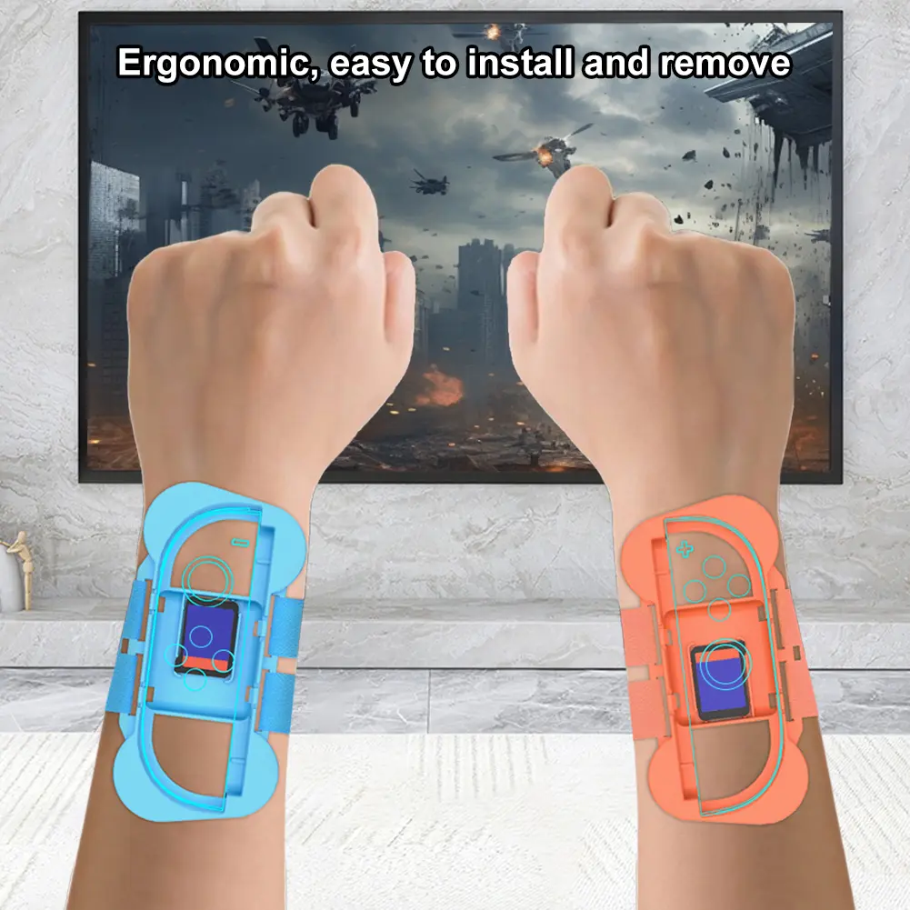 2PCS Adjustable Wrist Band for Nintendo for Switch 2 Joy-Con Accessories Wrist Dance Band Wrist Bands Dance Strap for Just Dance