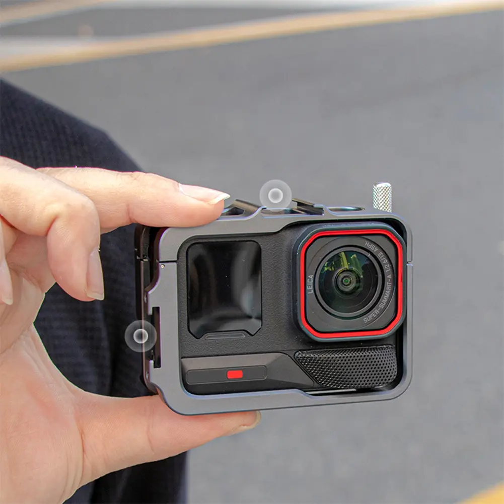 Aluminum Frame Cage Camera Frame Case Metal Cage Protective Frame for Insta360 Ace Pro 2 for Insta360 Ace/Insta360 Ace Pro