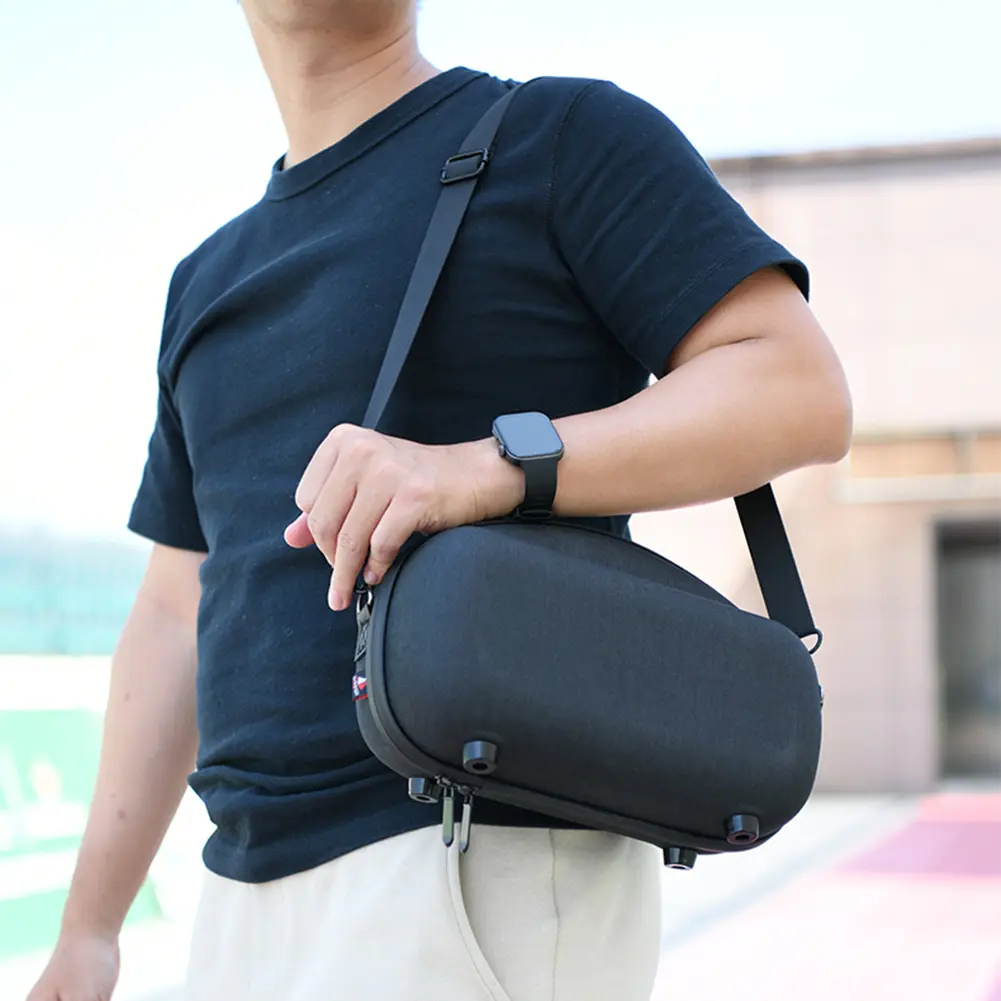 Hard Protective Case with Shoulder Strap Carrying Case Storage Bag for Bose SoundLink Max Speaker Accessories