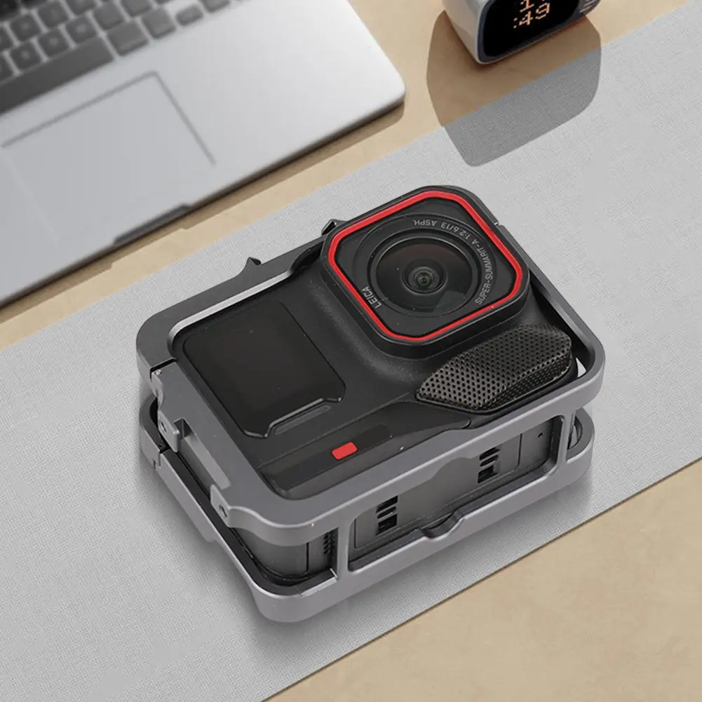Aluminum Frame Cage Camera Frame Case Metal Cage Protective Frame for Insta360 Ace Pro 2 for Insta360 Ace/Insta360 Ace Pro