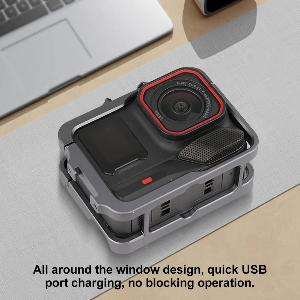 Aluminum Frame Cage Camera Frame Case Metal Cage Protective Frame for Insta360 Ace Pro 2 for Insta360 Ace/Insta360 Ace Pro