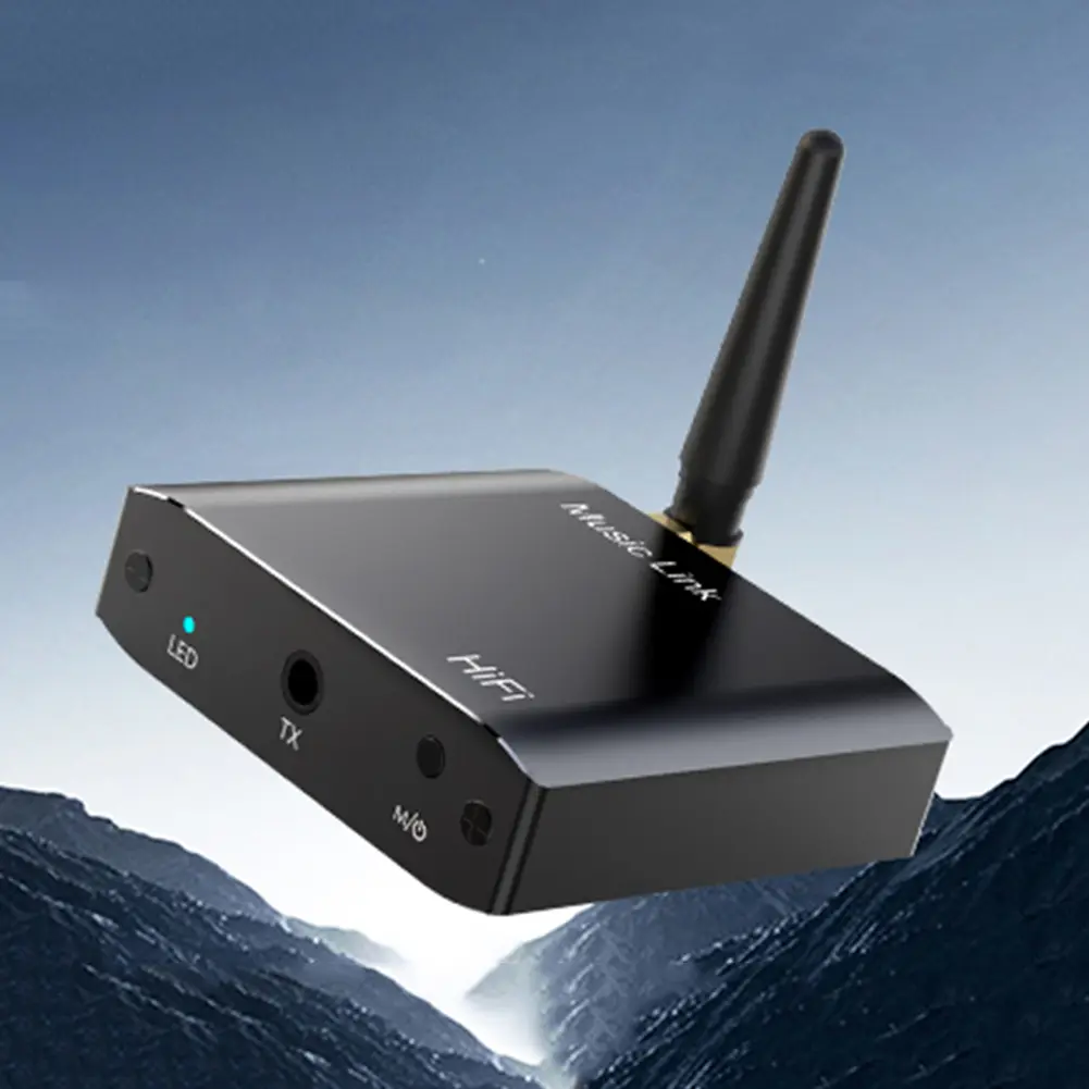 2 In 1 BT 5.3 Transmitter Receiver Wireless Audio Adapter Music Receiver for TV/Car/PC/Home Stereo/Speakers