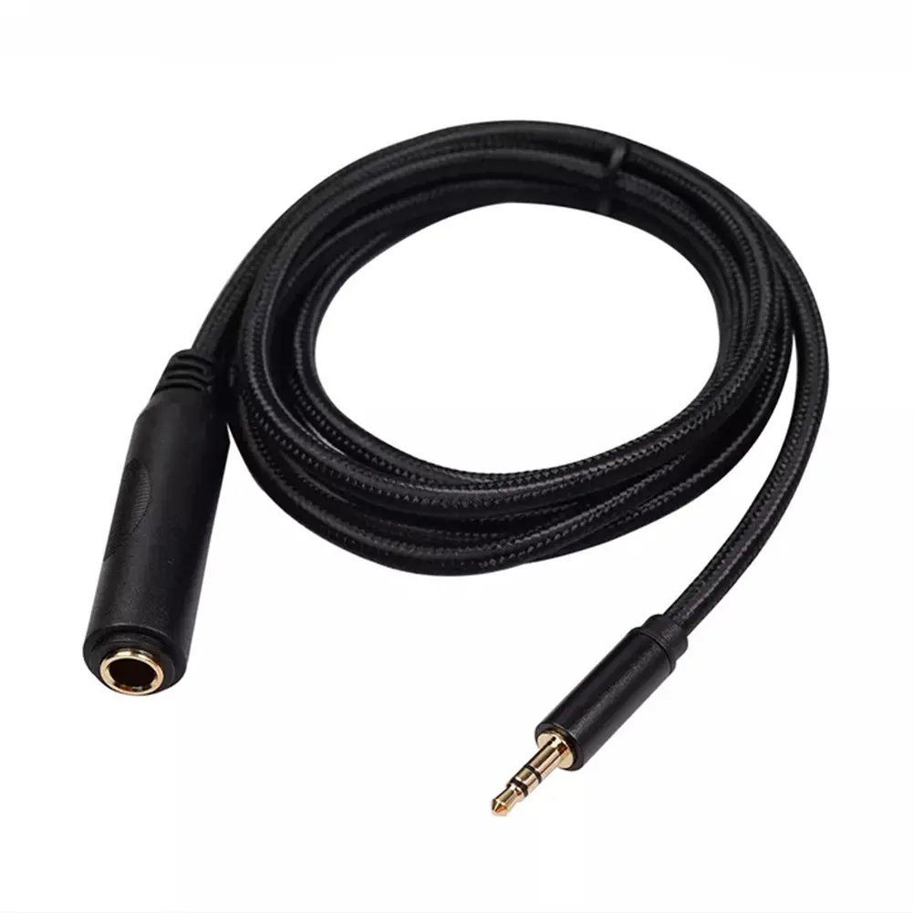 TRS 3.5mm 1/8 Male to 6.35mm 1/4 Female Adapter Cable Adapters Splitter Audio Cables for Headphones Phone PC