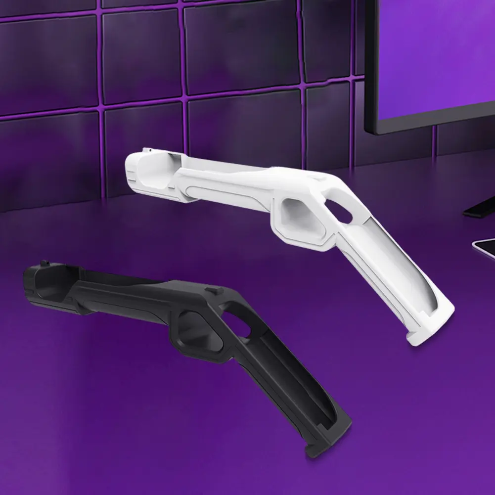 For NS2 Shooting Game Gun Holder Reusable Somatosensory Gaming Gun Wear Resist Small Gamepad Grip Shooting Game Supplies