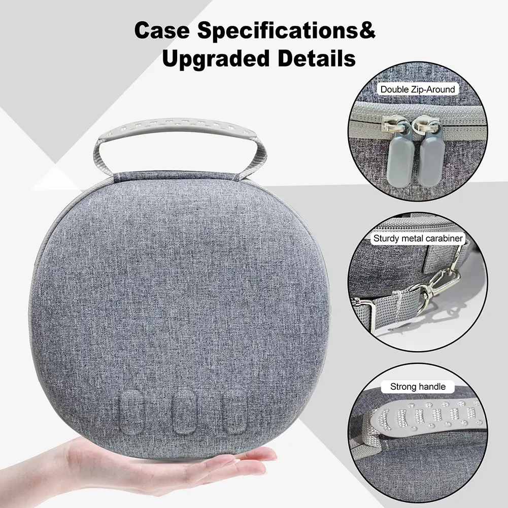 Organizer Bag Portable Hard Carry Bag Shockproof Anti-Scratch With Shoulder Strap for Meta Quest3 VR Glasses Accessories
