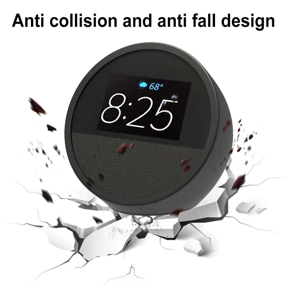 Protector Cover Case Anti Scratch Silicone Protective Sleeve Drop Protection Dustproof Cover for  Echo Spot