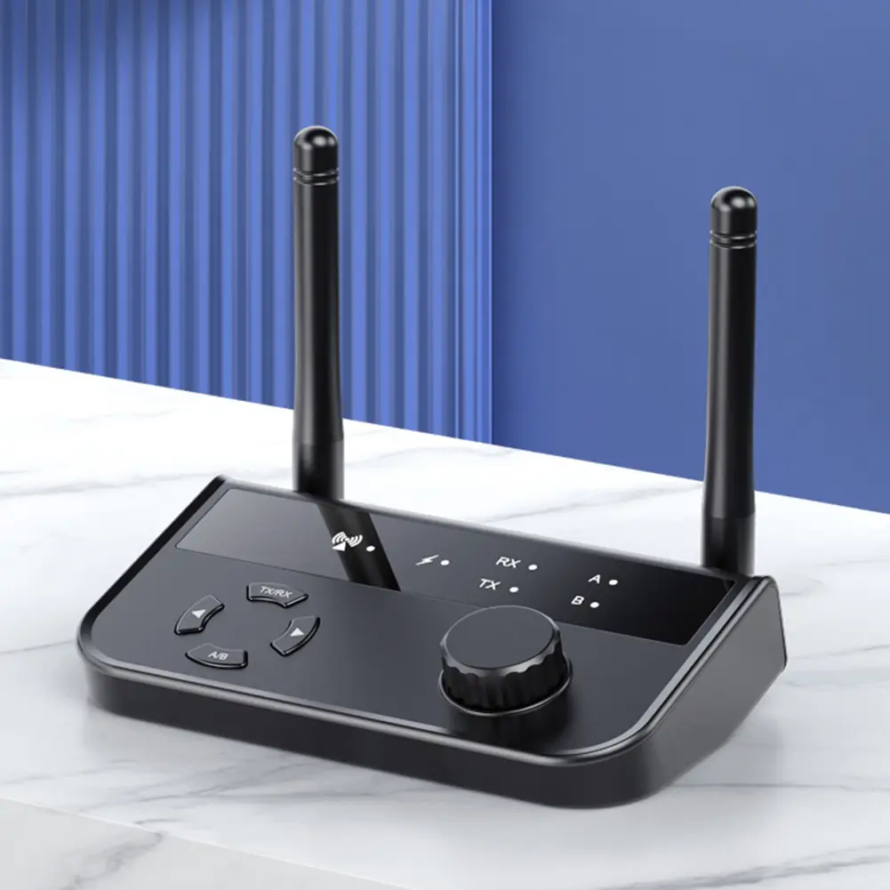 Bluetooth-compatible5.3 Audio Transmitter Receiver 3.5mm AUX RCA USB Multifunctional Adapter Transmission Distance 10m for PC TV