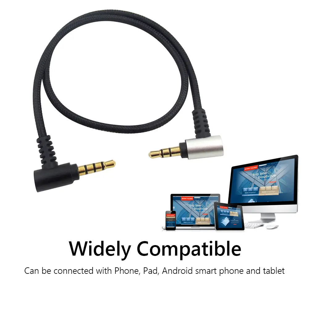 Smartphone Tablet TRS to TRRS Microphone Cable Adapter Tool for RODE Microphone Connectors Replacement Accessory