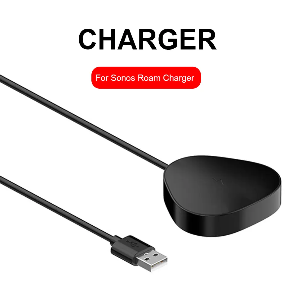 Sound Charger Dock 1000 MA Magnetic Suction Charger Black White Good Anti-interference Performance for Sonos Roam SL for Audio