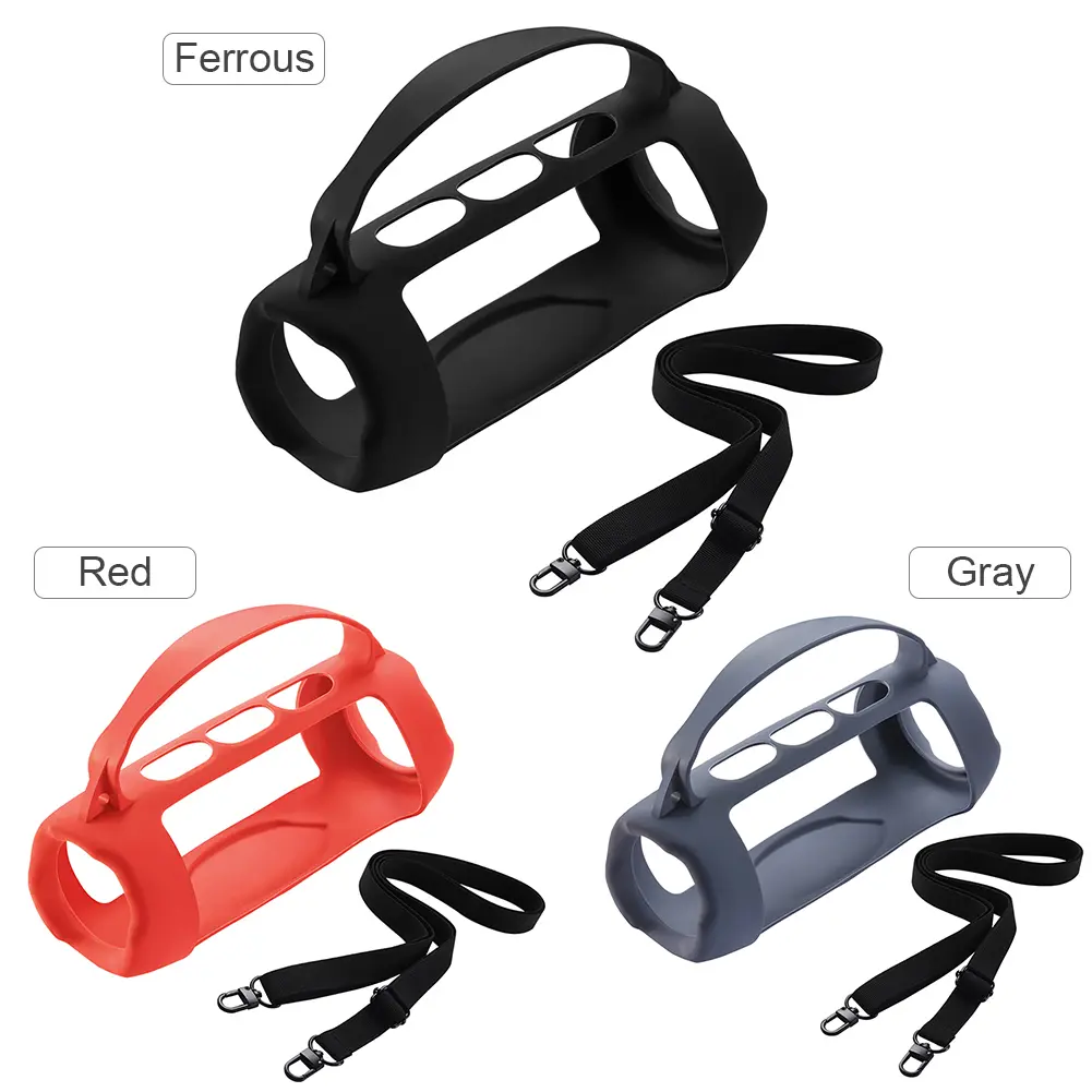 Silicone Cover Case Waterproof Travel Carrying Protective Gel Soft Skin Shockproof for JBL Charge 5 Wi-Fi Wireless Speaker