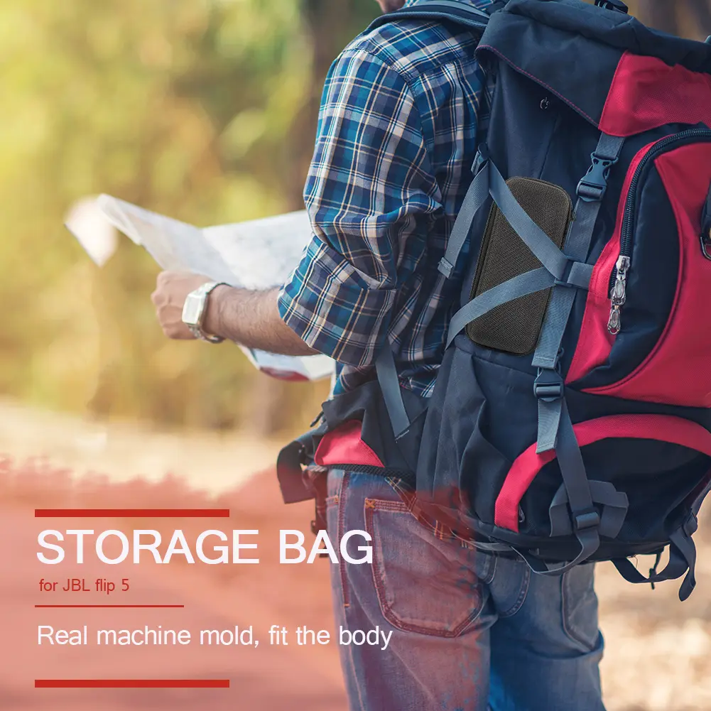 For JBL Flip 5 Storage Bag Hard Shell Bag Portable Protective Carrying Case