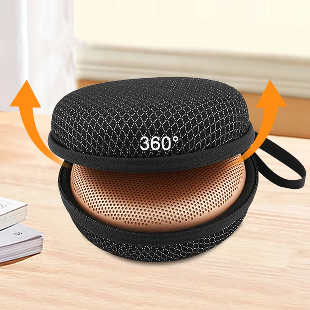 For Beosound 1/2nd Gen/3rd Gen Hard Music Player Box with Mesh Bag Outdoor Speaker Storage Case Shockproof Speaker Accessories