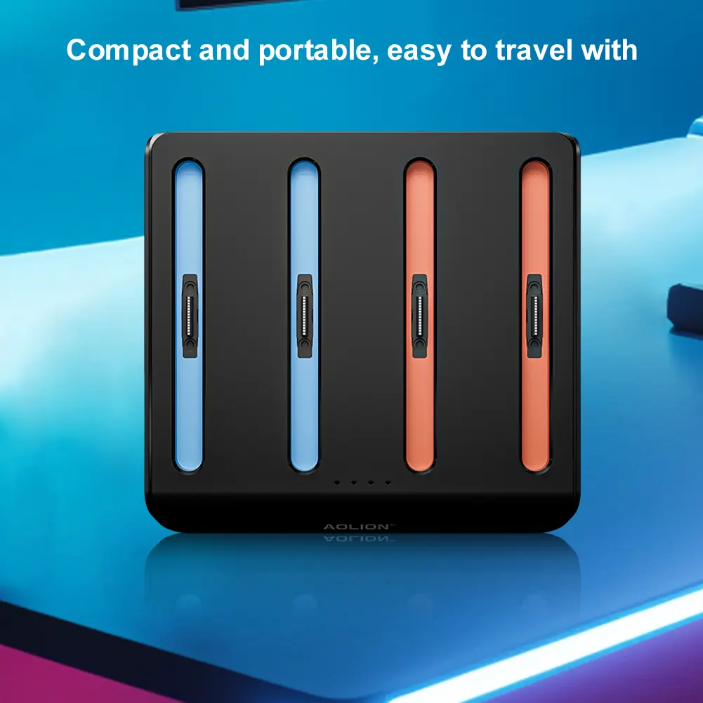 Controller Charger 4 in 1 Charging Station with RGB Lights Charger Stand Station for Nintendo Switch2 Joy-Con Accessories
