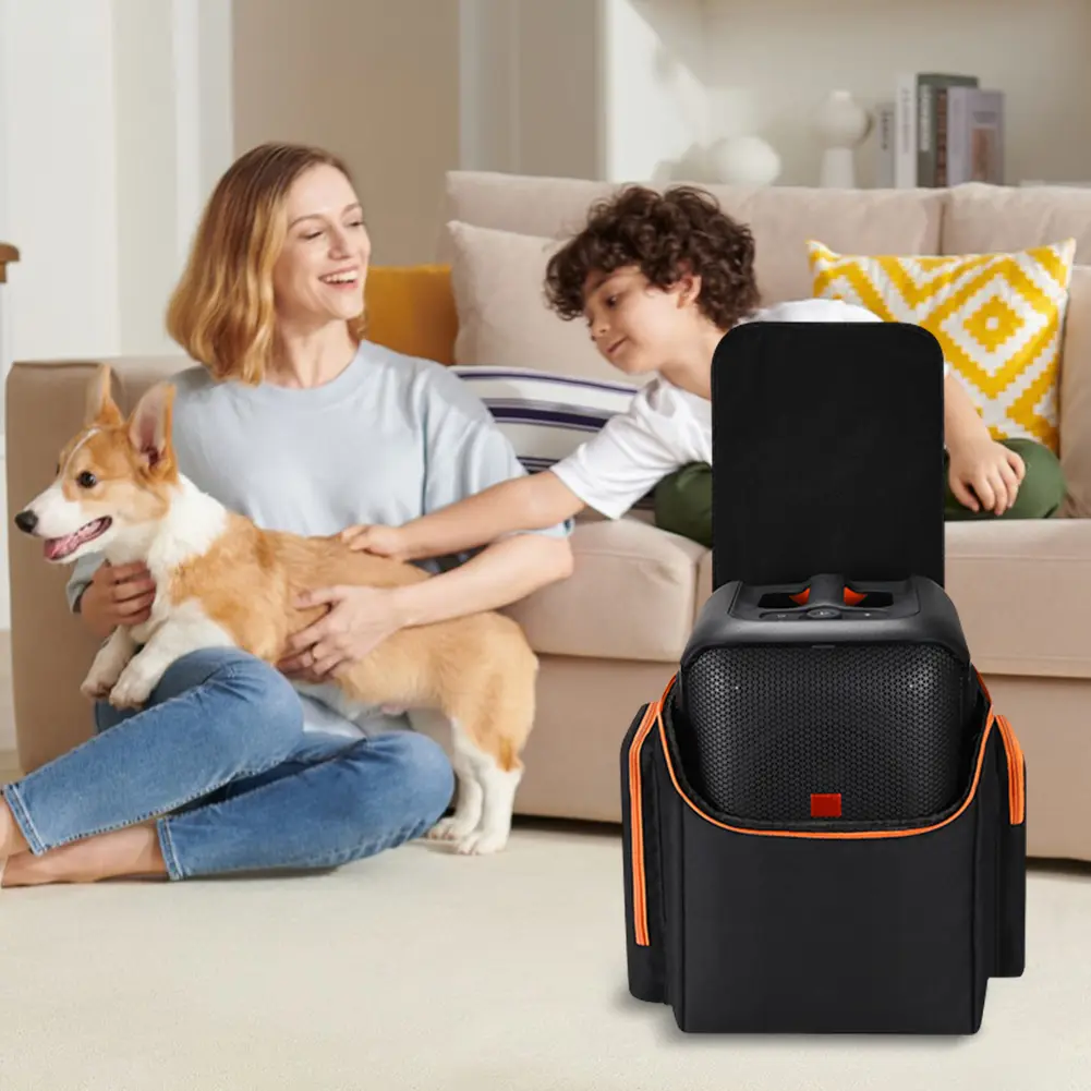 Protective Case with Shoulder Strap Speaker Tote Bag Portable Speaker Carry Case for JBL Partybox Encore Essential Speaker