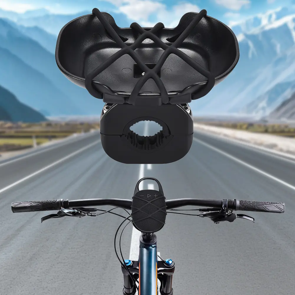 Bicycle Speaker Holder Adjustable Strap Bicycle Speaker Rack Bike Handlebar Mounting Bracket for JBL CLIP 5/4 Wireless Speaker