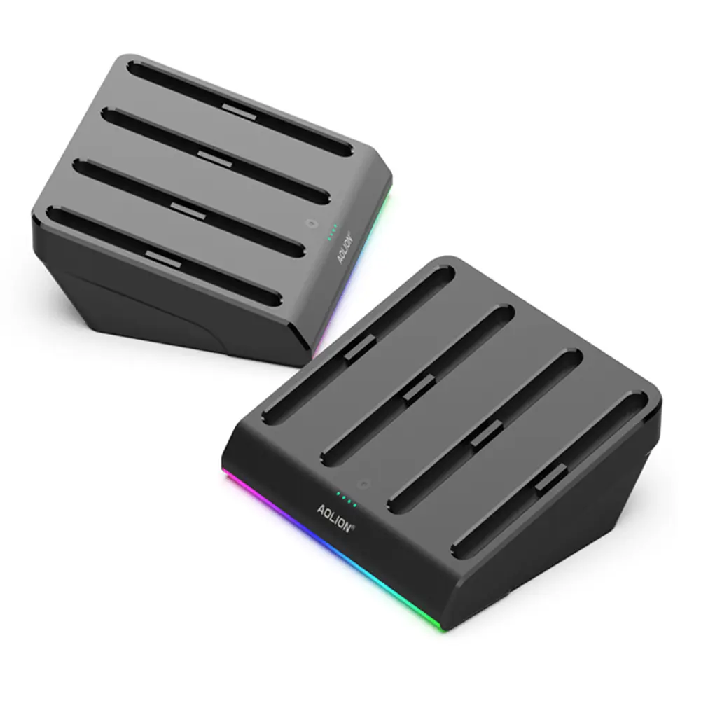 Controller Charger 4 in 1 Charging Station with RGB Lights Charger Stand Station for Nintendo Switch2 Joy-Con Accessories