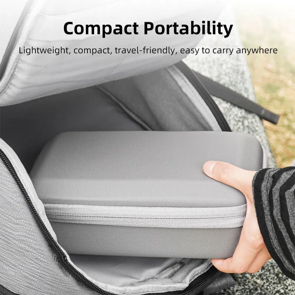 Carrying Case for DJI Osmo Mobile 7/7 Pro Portable Storage Bag Waterproof Travel Case with Mesh Pocket Handheld Gimbal Accessory