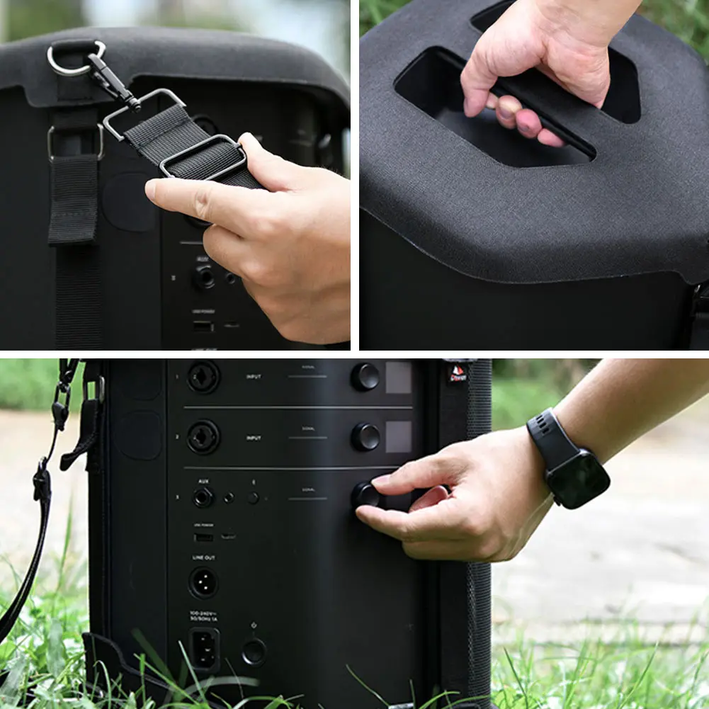 Carrying Case with Shoulder Strap Protective Cover Travel Bag Speaker Cover for Bose S1 PRO+ Portable BT Speaker