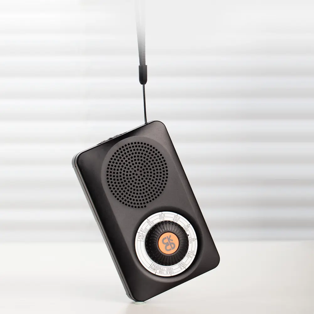 AM FM Radio Telescopic Antenna Pocket Radio with Loud Speaker Headphone Jack Battery Operated Radio for Walking Camping
