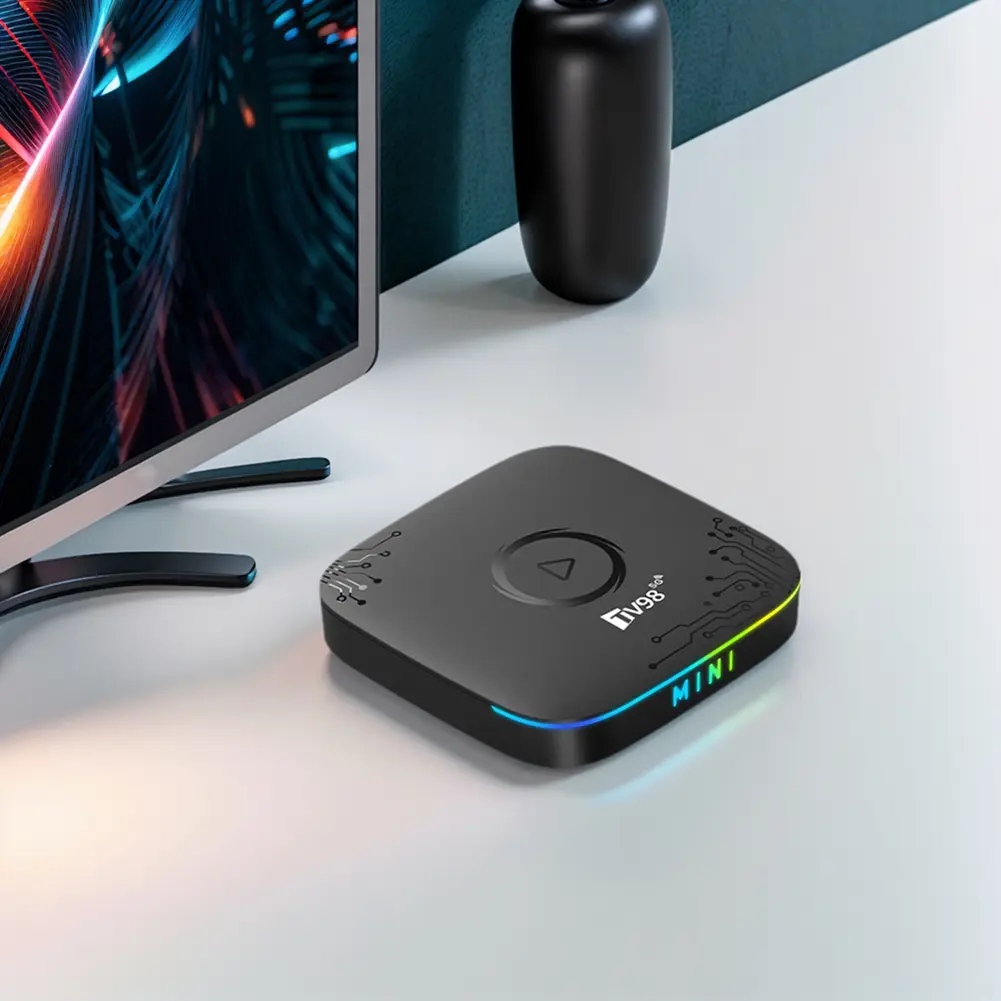 Android 14 Smart TV Box Dual Wifi6 BT5.0 Media Player RK3518 Chip 4K HD TV Video Player for HD Movies Internet Applications