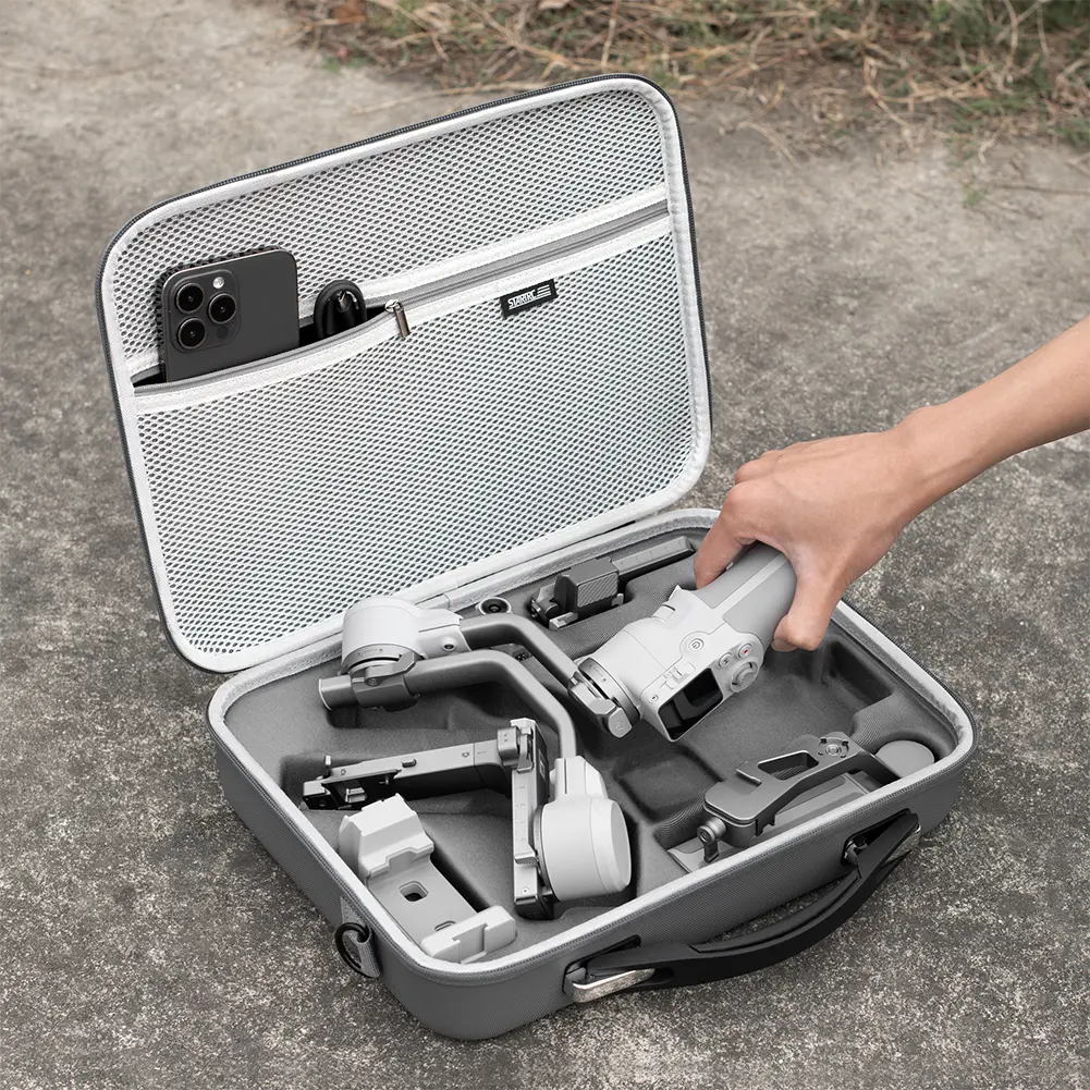 For DJI RS4 Mini Carrying Case PU Travel Shoulder Bag Shockproof Protective Case Anti-Scratch for DJI RS 4 Mini Accessories Case