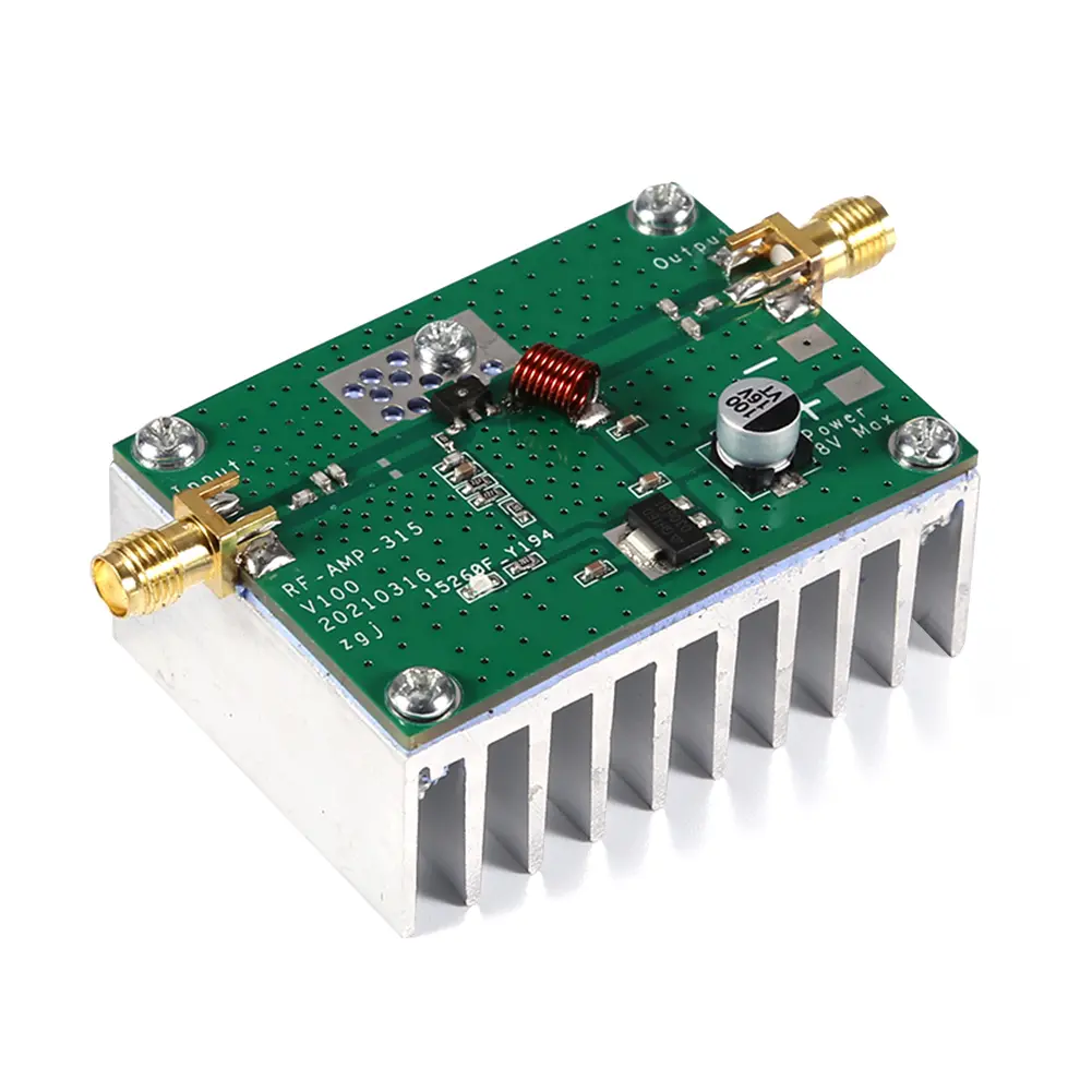 315Mhz 8W High Frequency Amplifiers Board Sma-K Female RF Power Amplifier for Remote Control Flight Control Booster
