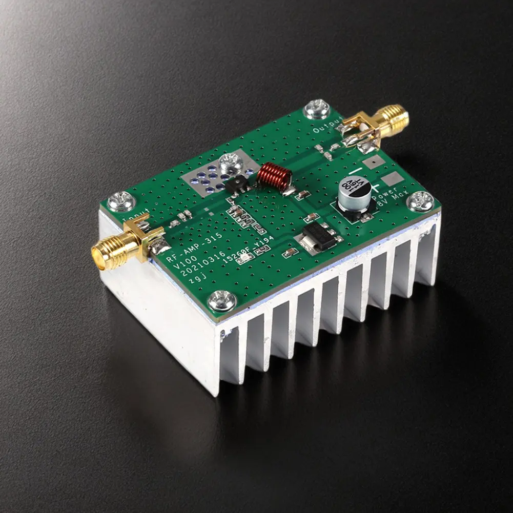 315Mhz 8W High Frequency Amplifiers Board Sma-K Female RF Power Amplifier for Remote Control Flight Control Booster