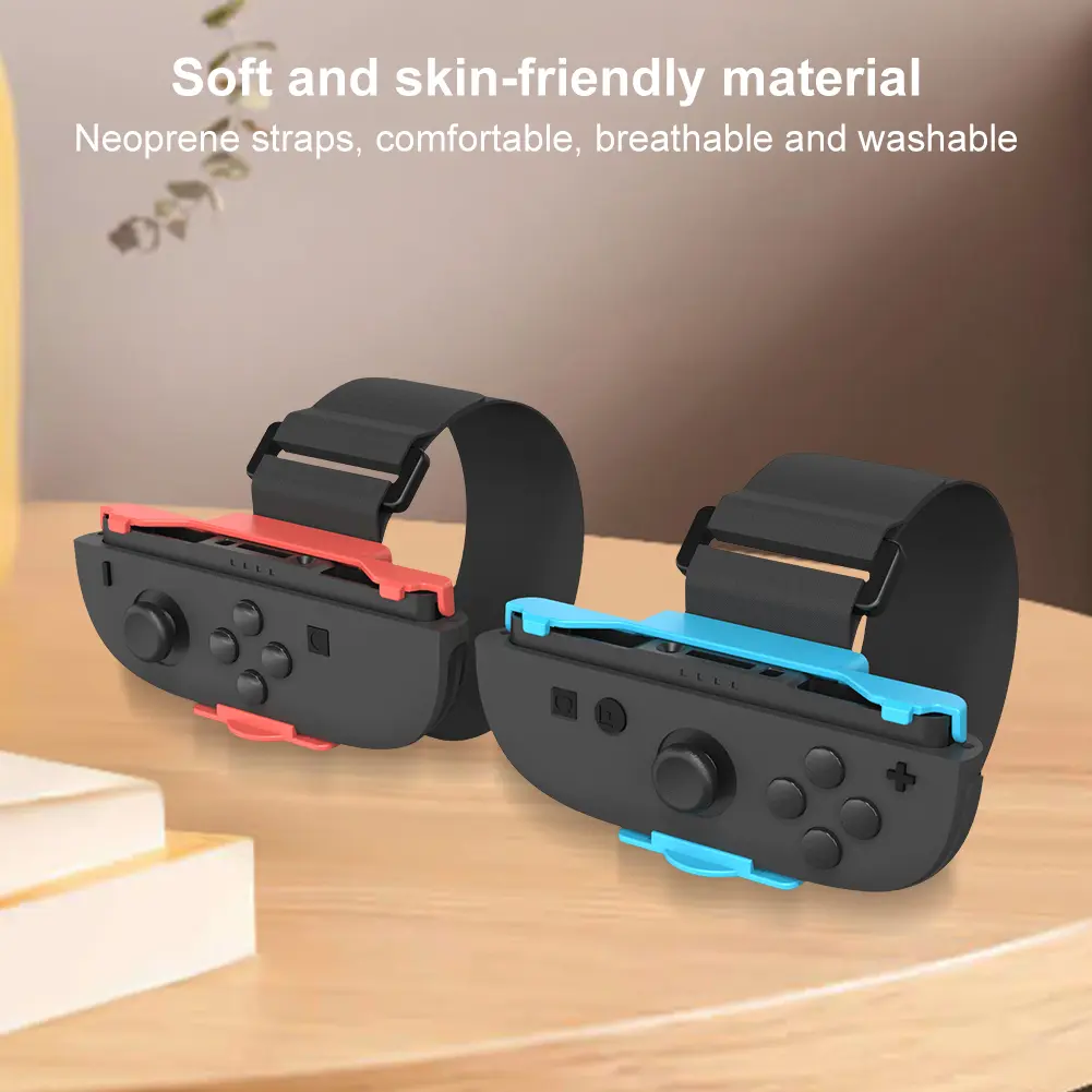 2 Pcs Adjustable Game Bracelet Strap Breathable Wrist Dance Band Wrist Bands for Nintendo for Switch 2 Joy-Con Accessories
