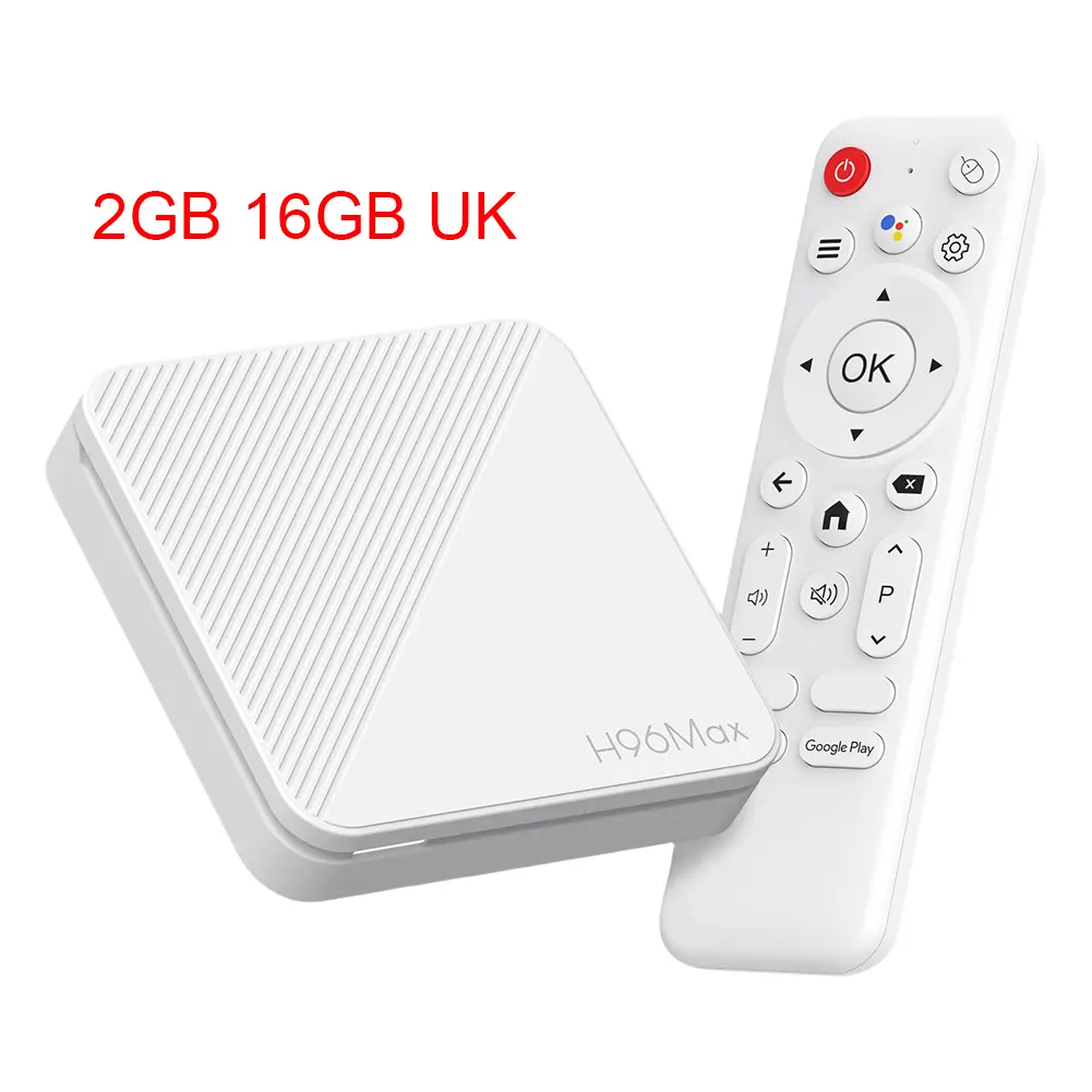 Smart TV Box 4K 2GB RAM 8GB/16GB ROM Set Top Box Android 14.0 WiFi BT Quad Core Video Set Top TV Box Android TV Box