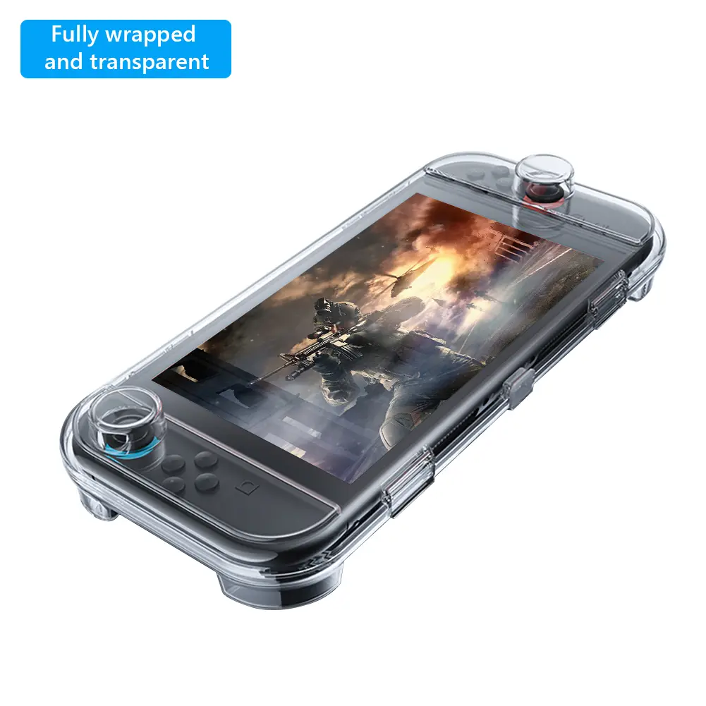 Clear Storage Case Holds 12 Game Cards Transparent Protector Cover Anti-Scratch Protective Case Slim Carrying Case for Switch 2