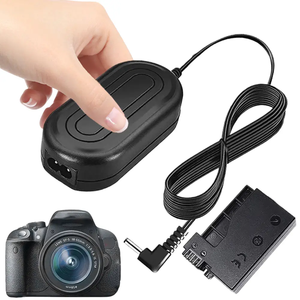 ACK-E10 Power AC Adapter Kits CA-PS700 DC Coupler LP-E10 Dummy Battery Adapter Power Supply for Canon EOS 1100D 1200D 1300DT3