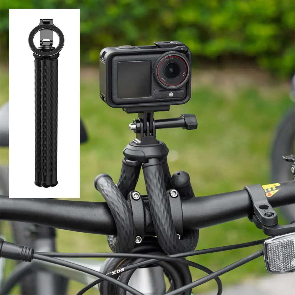 For Magsafe Magnetic Tripods Octopus Magnetic Tripod Phone Holder 1/4inch Port Mini Vlog Cellphone Tripod Stand for DJI Pocket 3