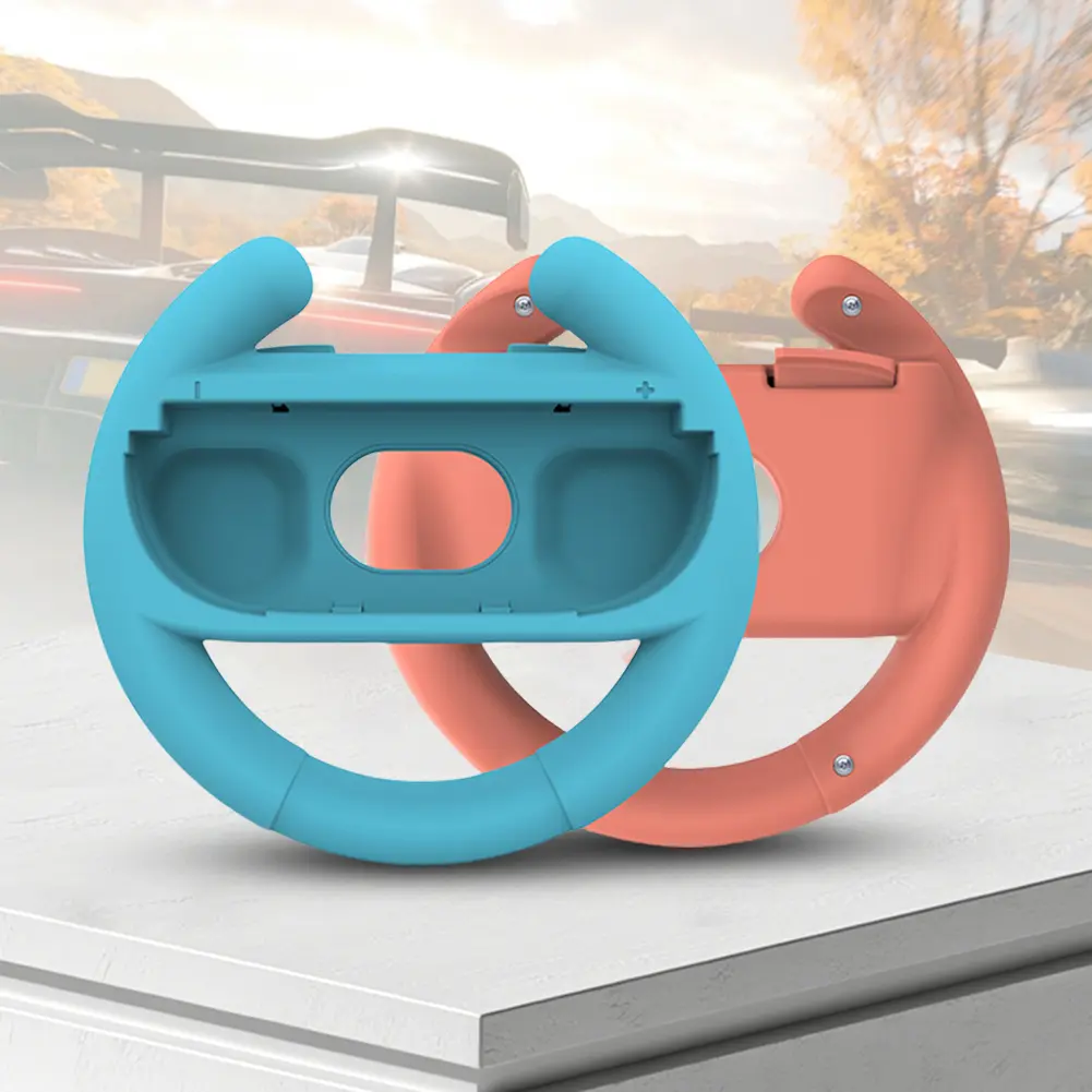2Pcs Racing Steering Wheels for Nintendo for Switch 2 Joy-con Controller Left Right Game Steering Wheel Controller Handle Holder