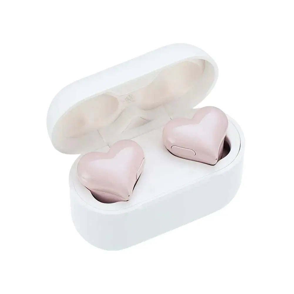 Wireless Earphones Hi-Fi Stereo Headphones Heartbuds Bluetooth-compatible Noice Cancelling Women Fashion