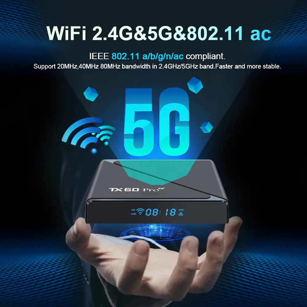 TV Box Android 16 16GB 256GB Media Player 14K 2.4G/5G Dual WiFi Set Top Box Android Box
