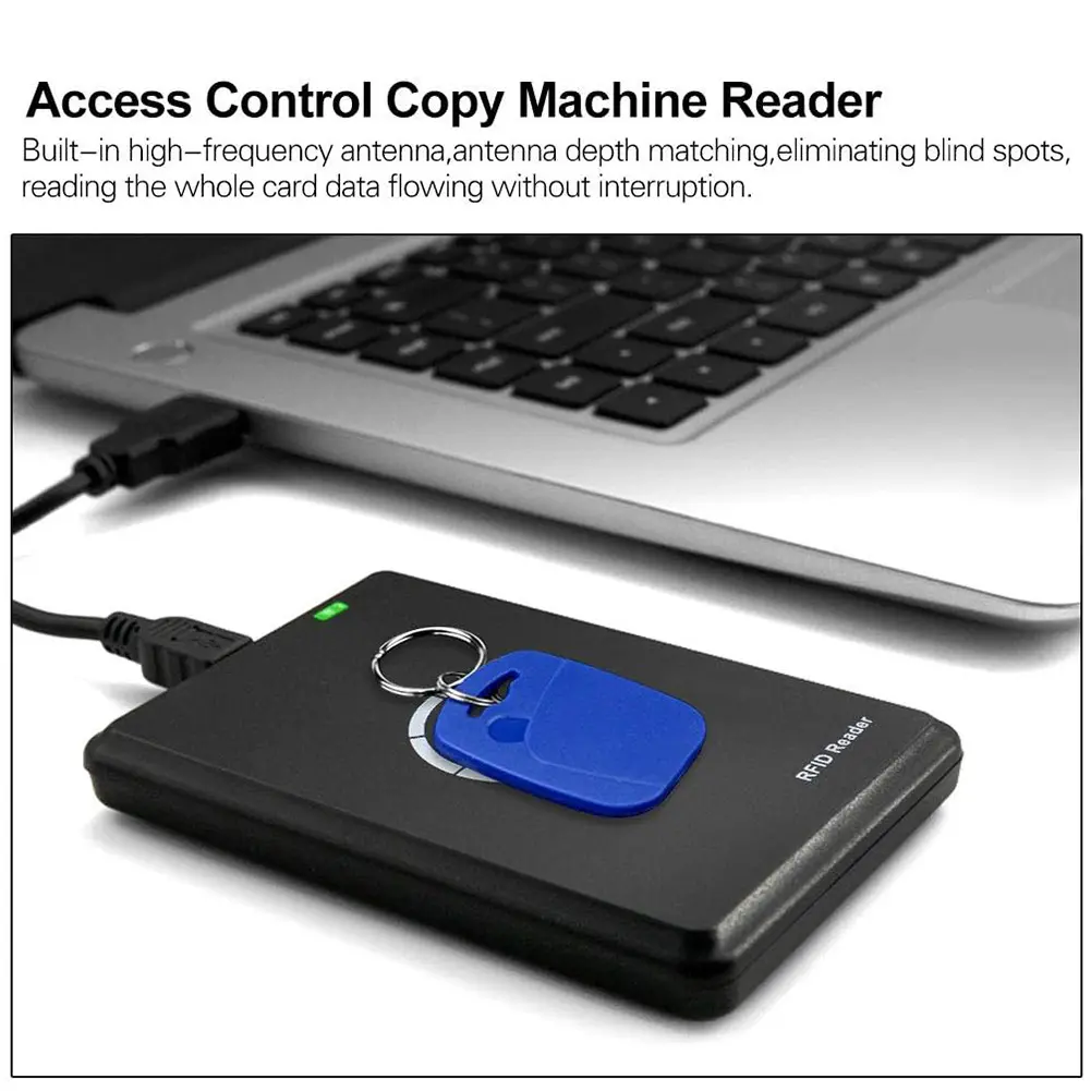 RFID Reader Writer 13.56MHz/125KHz/250KHz 13.56MHz Encrypted Card Decoder Free Software NFC Tag Replicator RFID 125KHZ Reader