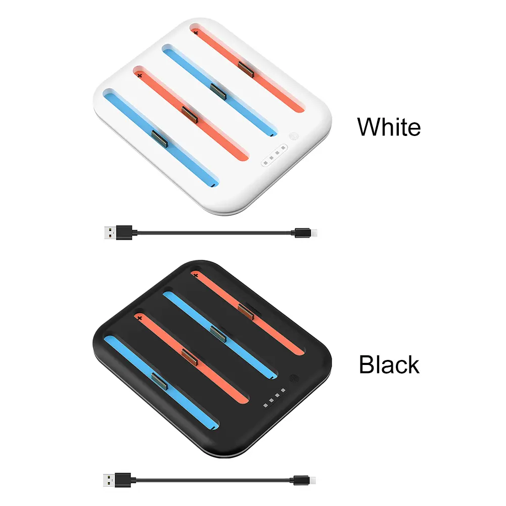 Charger Dock for Switch 2 for Joycon Controller with Charging Cord & LED Indicator Charger Stand Station for Joy-Con Charging
