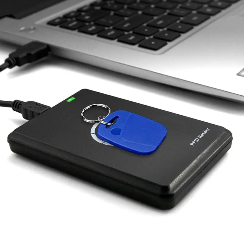 RFID Reader Writer 13.56MHz/125KHz/250KHz 13.56MHz Encrypted Card Decoder Free Software NFC Tag Replicator RFID 125KHZ Reader