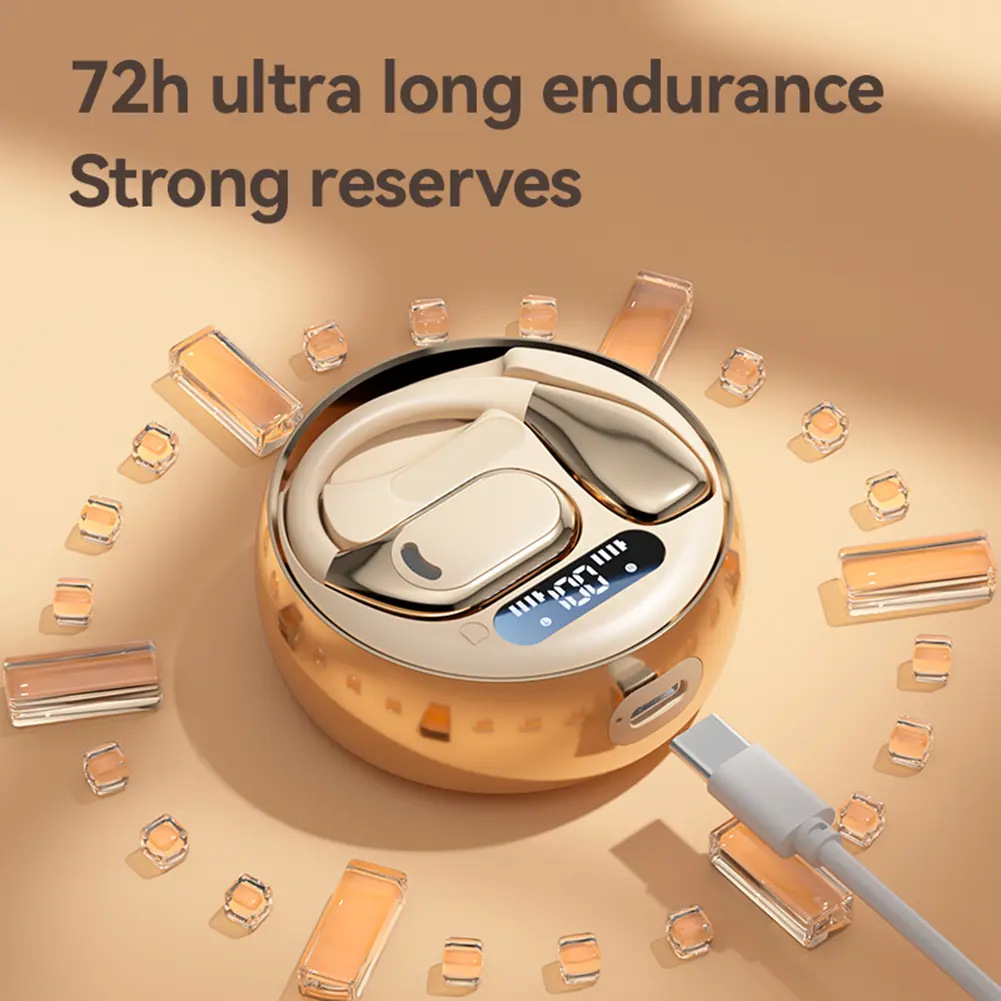 Language Translation Earbuds Bluetooth-Compatible 5.4 Real-time Two-Way Earbuds Translator Device for Travel Business Learning